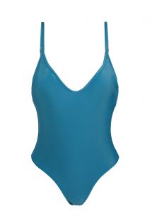 Niebieski wysoko wycięty kostium kąpielowy - NILO HYPE