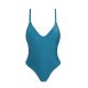 Blue high-leg swimsuit with adjustable straps - NILO HYPE