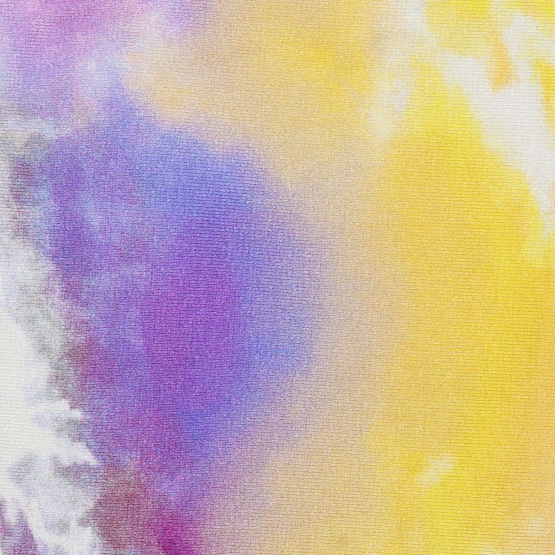 Purple & yellow tie dye high-leg one-piece swimsuit - TIEDYE-PURPLE HYPE