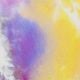 Fato de banho batique violeta/amarelo, cavado - TIEDYE-PURPLE HYPE