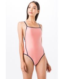MAILLOT BICOLOR CORAL