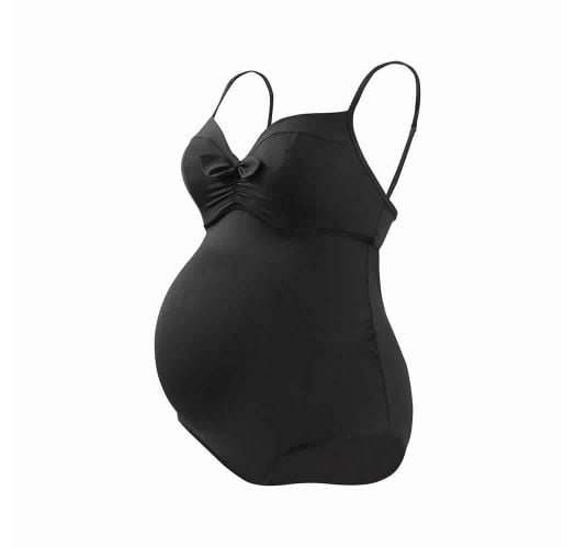 Bañador Para Embarazadas Spf50 + - Underwired Maternity Swimsuit Monaco Black - Cache Coeur