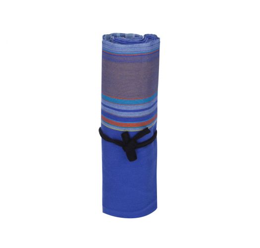 Navy blue sarong, 100% combed cotton - KIKOY PAREO VINCENT