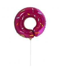 Фольгированный шар на палочке в виде пончика - BALLOON DONUT