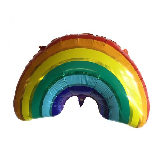 Aluminium rainbow party balloon - BALLOON RAINBOW