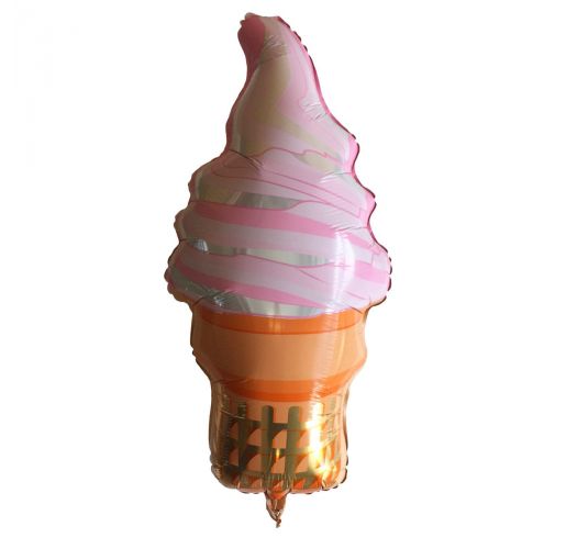 בלון מאלומיניום בצורת גביע גלידה - BALLOON ICE CREAM FUN