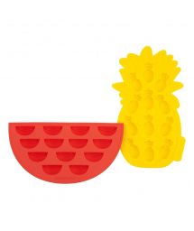 Is silikonformar - ananas och vattenmelon - FRUIT ICE TRAYS