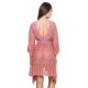 Luxurious asymmetric pink beach dress - JILL TUNIC ROSE GOLD
