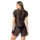 KAFTAN TULE LISO PRETO