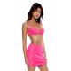 SEQUINS MINI SKIRT PINK
