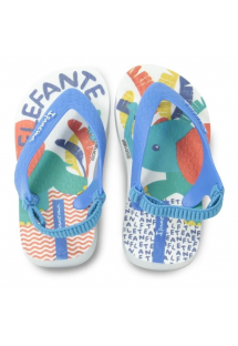Uitvoeren Rally Bijzettafeltje Sandals Ipanema Baby Branco Azul - Brand Ipanema