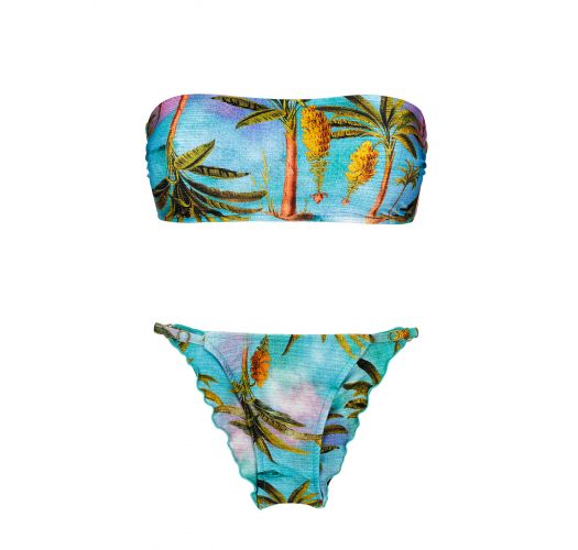 BBS X RIO DE SOL - Tropical bandeau bikini - POR DO SOL RETO
