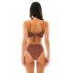 Maillot 2 pices taille haute cuivr - Bronze Odyss