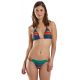 Brazilian halter bikini with colorful stripes - BOREAL DOUBLE SALSA