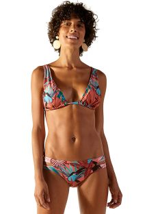 Bikini triangle foulard tropical bas réversible - RIVIERA PALMAR