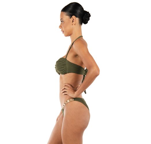 Rabatt 74 % Calzedonia Grüner Bikini mit Trägern Grün 34 DAMEN Accessoires Andere Accessoires Grün 
