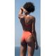 Bikini top a  fasciae slip vita  alta arancione scuro - BIKINI MARCELLA POR DO SOL