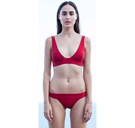 Bikini Rojo - Bikini V Pitanga - Marca Haight