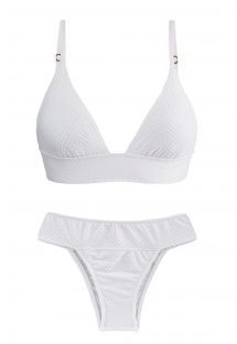 bikini blanco brassiere - CLOQUE BRANCO TRI COS