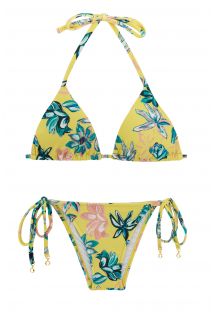Bikini floral con acessorio  - FLORESCER INVISIBLE