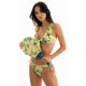 Bikini con motivo floreale giallo accessoriato - FLORESCER HIGH COMFORT