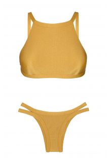 gold bikini set