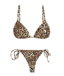Bikini string léopard accessoirisé - LEOPARDO INVISIBLE MICRO
