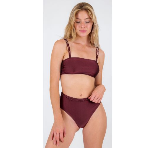SET BAROLO BANDEAU-RETO HOTPANTS