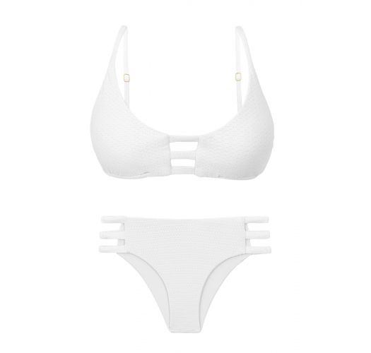 SET BORA-WHITE BRA-TRIO MADRID-TRIO