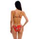 Bikini a balconcino push-up floreale rosso - SET WILDFLOWERS BALCONET-PUSHUP IBIZA-COMFY