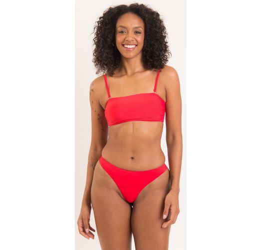 SET ROUGE BANDEAU-RETO NICE-FIO
