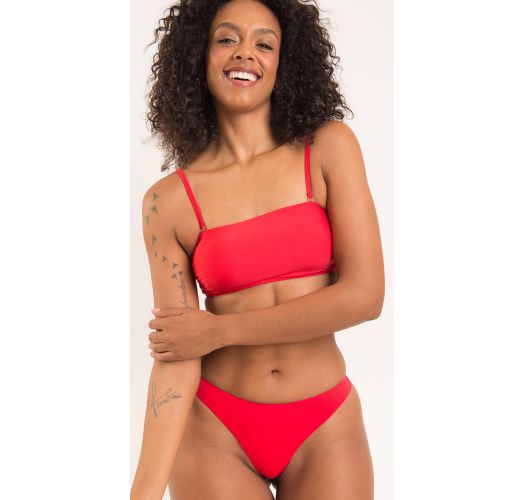 SET ROUGE BANDEAU-RETO NICE-FIO