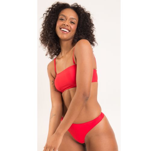 SET ROUGE BANDEAU-RETO NICE-FIO