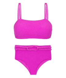 SET ST-TROPEZ-PINK RETO HOTPANT-HIGH
