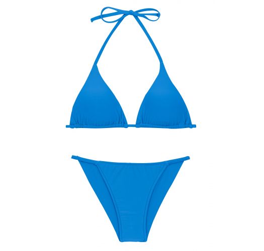 Blue cheeky Brazilian bikini with slim sides - SET UV-ENSEADA TRI-INV CHEEKY-FIXA