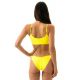 Bikini scrunch amarillo limón con tiras ajustables - STREGA BRA COMFORT