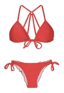 Braziliesu bikini - TIRAS COSTAS RED