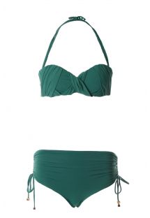 純綠色Josephine泳裝，設計充滿質感，是理想的時尚宣言。  - JOSEPHINE