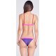 Violett/rosa/roter fester Triangel-Bikini - ELEGANCIA ROXO