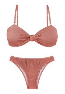SET SHIMMER-COPPER BANDEAU-JOY ESSENTIAL