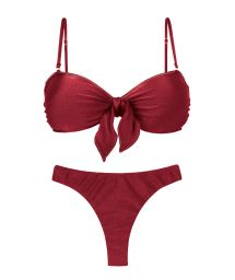 SET SHIMMER-DIVINO BANDEAU-KNOT NICE-FIO