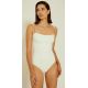 STRAP DETAIL SQUARE ONE PIECE OFF WHITE