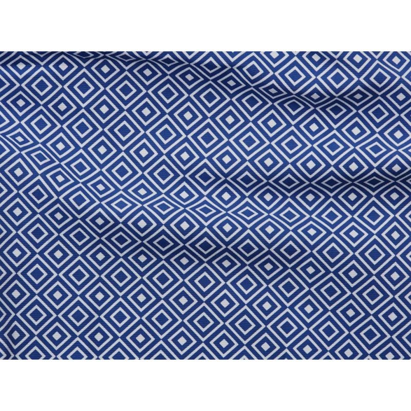 Пляжные шорты с темно-синим и белым геометрическим принтом - ANGRA TAILORED LONG NAVY BLUE