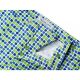 Green and blue printed beach shorts - CACAU TAILORED SHORT GREEN