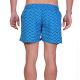Blue and white beach shorts with wave print - SHORT VAGUES FRANCE