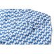 Pantaloncini stampa geometrica blu/bianco - LEME SPORT SLATE BLUE