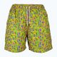 Men`s yellow and pink patterned swimming shorts - LIMA ABSTRATO