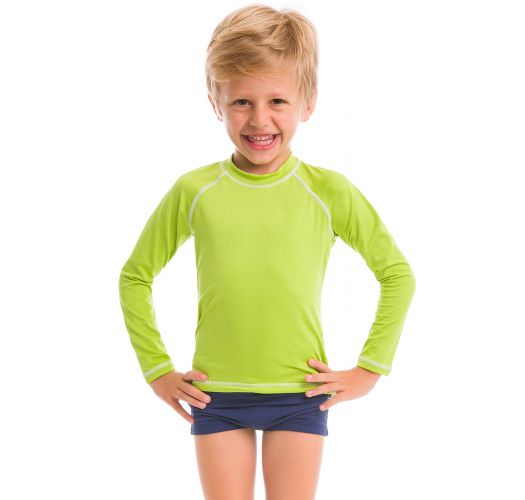 Lime long sleeve for kids - SPF50 - CAMISETA LIMA - SOLAR PROTECTION UV.LINE