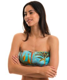 BBS X RIO DE SOL - Tropical bandeau top - TOP POR DO SOL RETO