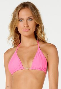 TOP TAHITI LISO NEON ROSA